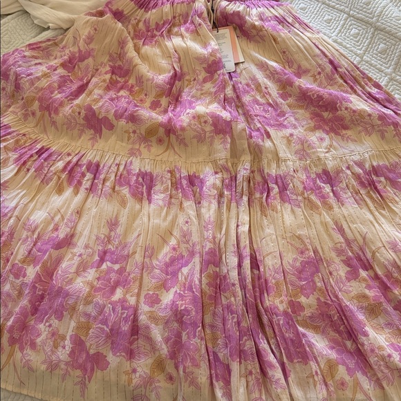 NWT Spell & the Gypsy Coco Lei Midi Maxi Skirt in Floral Lilac - Picture 10 of 11
